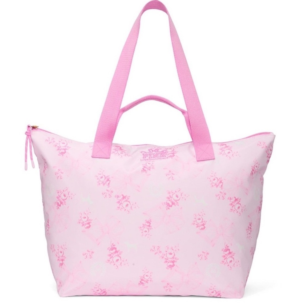 PINK X LoveShackFancy floral Tote Bag Preppy Girl